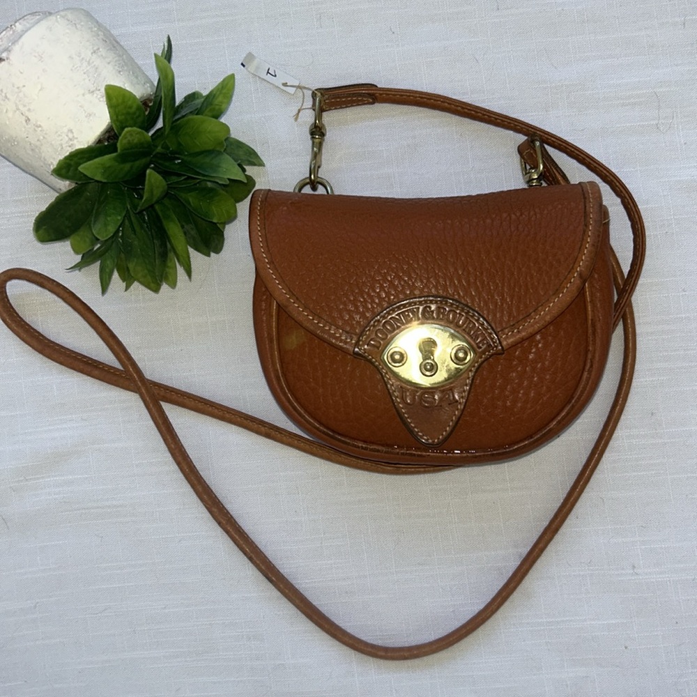 Dooney & Bourke Vintage Mini Saddlebag or Crossbody - Picture 13 of 14